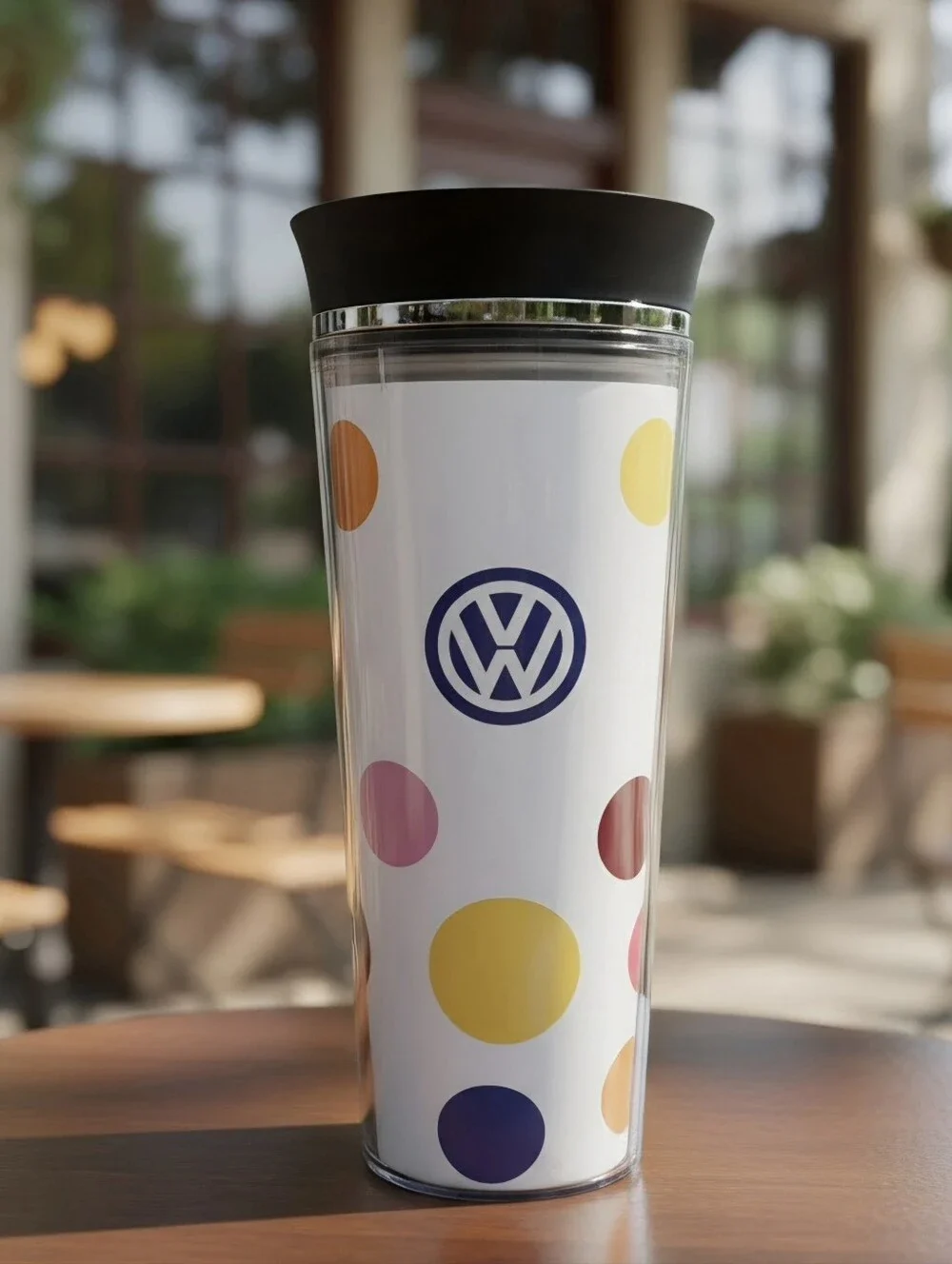Volkswagen Gear VW Gordon Sinclair Polka Dot Travel Mug Tumbler